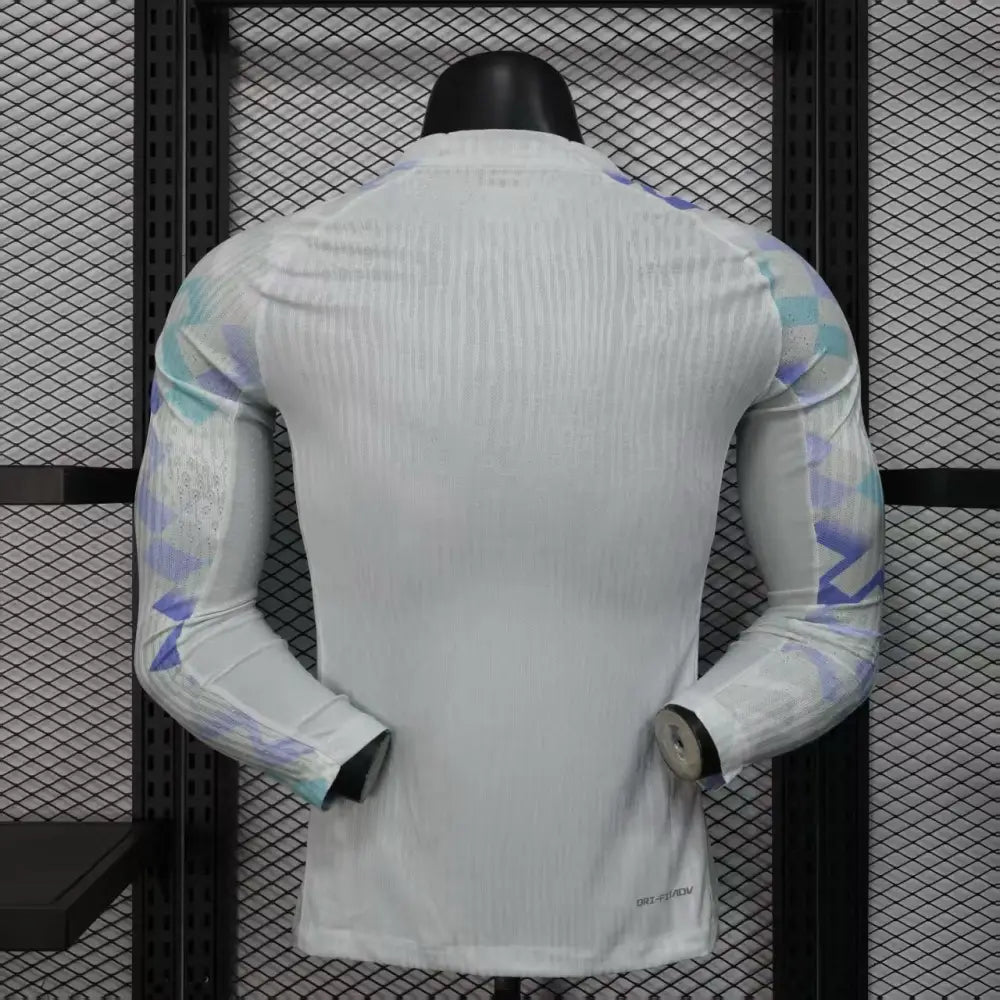 Maillot Inter Milan Extérieur manches longues version joueur 2025/2026 - Vêtements de sport
