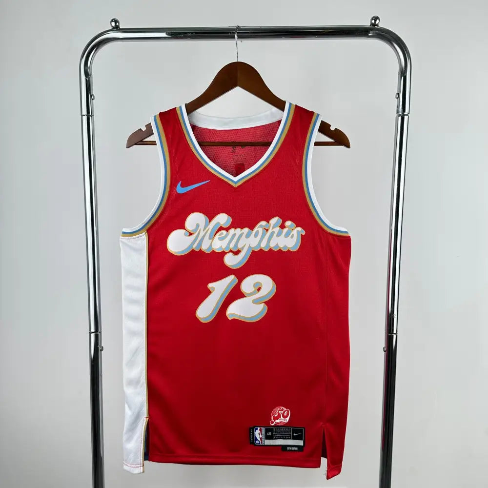 Maillot Ja Morant 2024/2025 - Rouge / S - Vêtements de sport