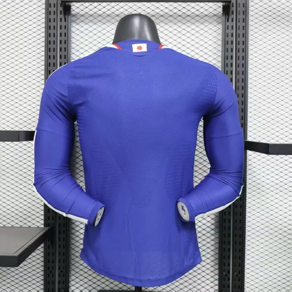Maillot Japon Domicile Version Joueur Manches Longues Coupe du Monde 2026 - Vêtements de sport