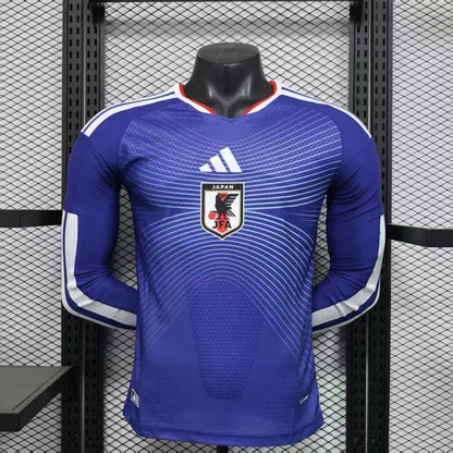 Maillot Japon Domicile Version Joueur Manches Longues Coupe du Monde 2026 - Vêtements de sport