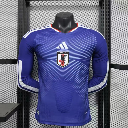 Maillot Japon Domicile Version Joueur Manches Longues Coupe du Monde 2026 - Vêtements de sport