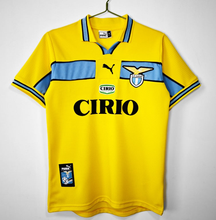 Maillot Lazio Rome Extérieur Retro 1998/1999 - Vêtements de sport