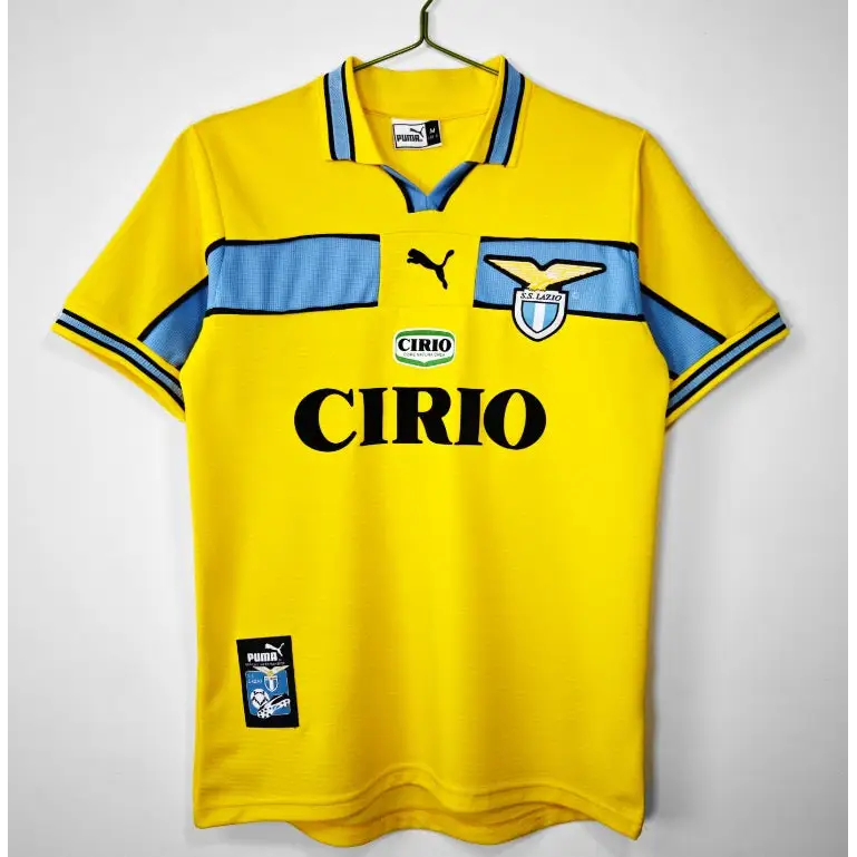 Maillot Lazio Rome Extérieur Retro 1998/1999 - Vêtements de sport
