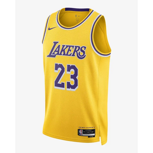 Maillot NBA Lebron James 2024/2025 - Jaune / S - Vêtements de sport