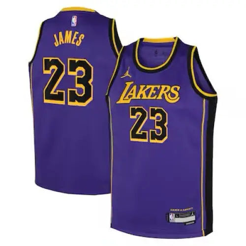 Maillot NBA Lebron James 2024/2025 - Violet / S - Vêtements de sport
