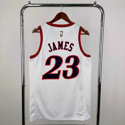 Maillot Lebron James 2026/2027 76ers Blanc - Vêtements de sport