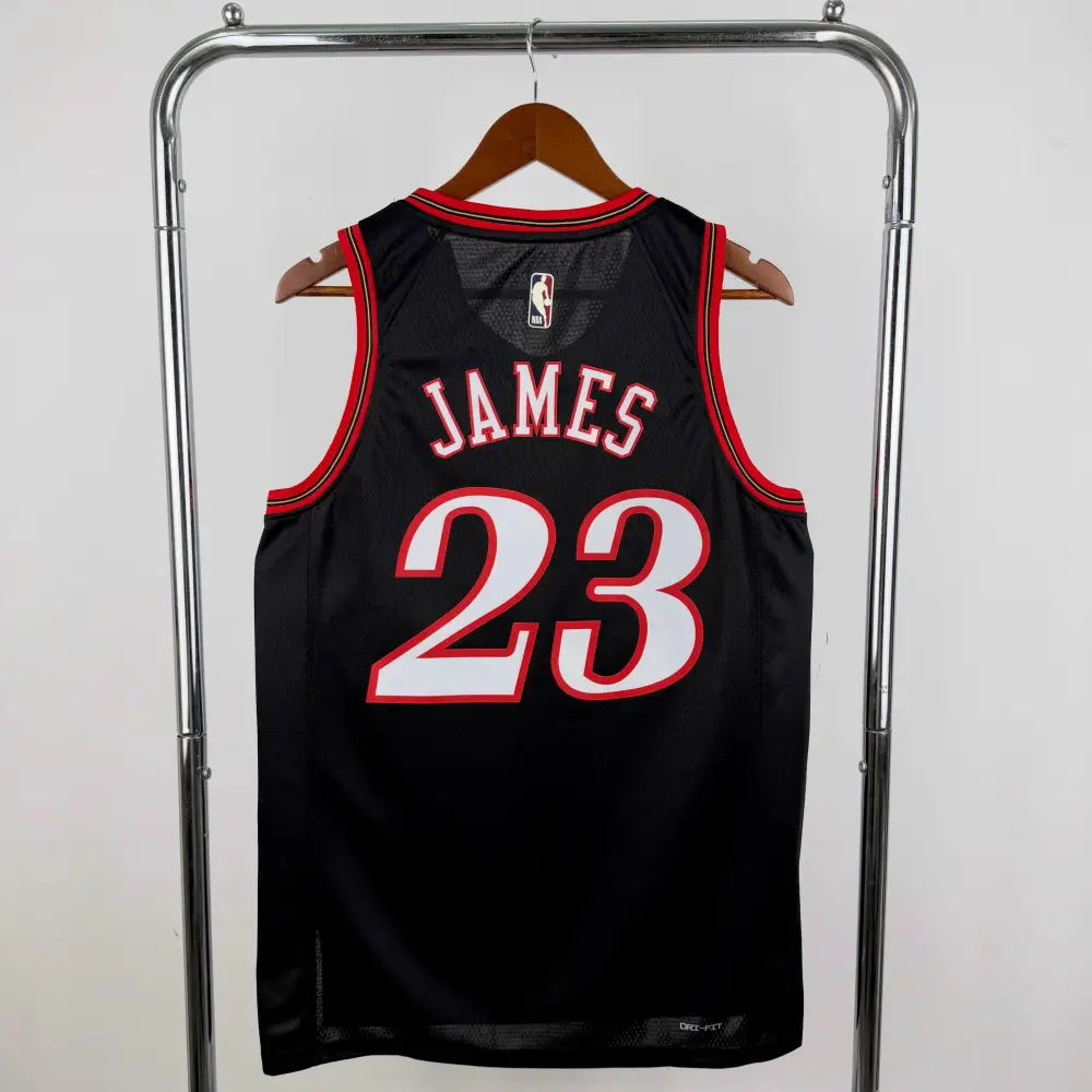 Maillot Lebron James 2026/2027 76ers Noir - Vêtements de sport