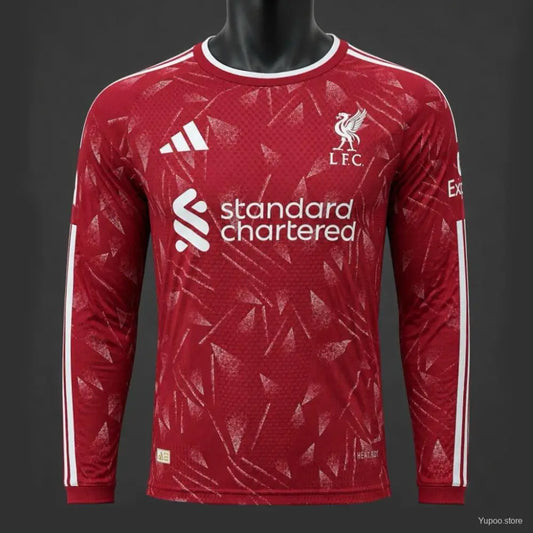 Maillot Liverpool Domicile 2026/2027 Version Joueur Manches longues - Vêtements de sport