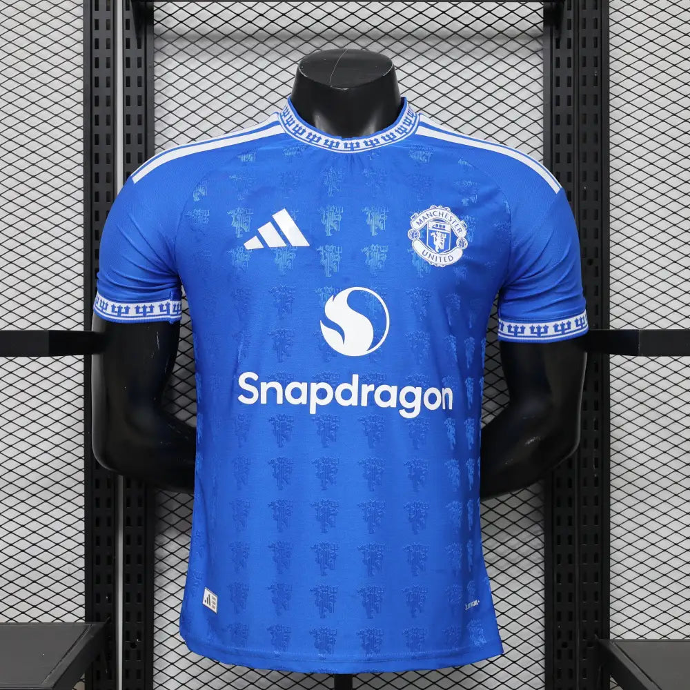 Maillot Manchester United Bleu Version Joueur 2025/2026 - Vêtements de sport