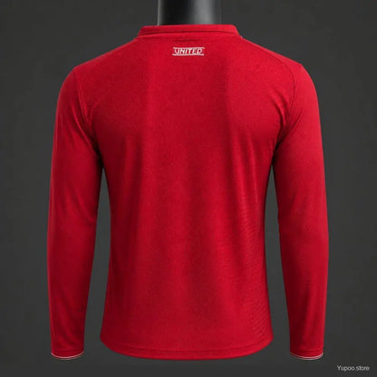 Maillot Manchester United Domicile Version Joueur 2026/2027 manches longues - Vêtements de sport