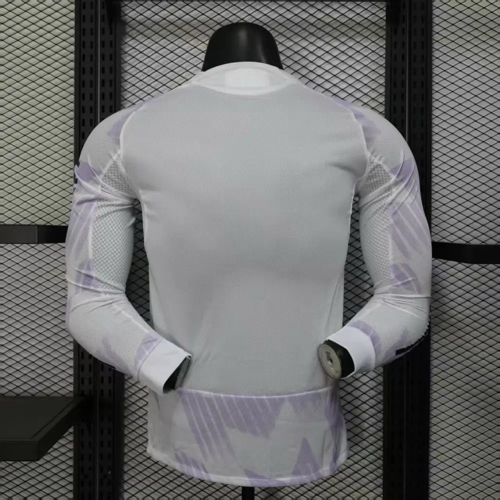 Maillot Manchester United Extérieur Manches Longues version joueur 2025/2026 - Vêtements de sport