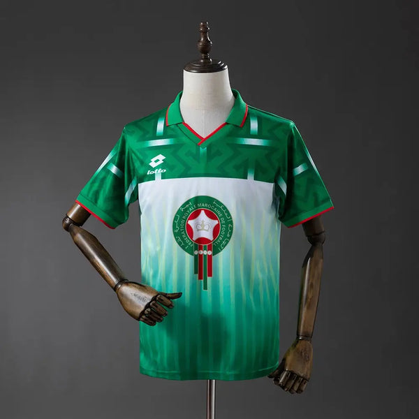 green and maroon jersey