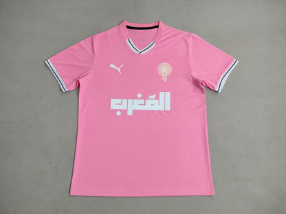 Maillot Maroc Rose et Blanc 2025/2026 - Vêtements de sport