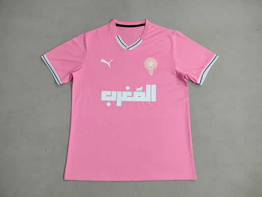 Maillot Maroc Rose et Blanc 2025/2026 - Vêtements de sport