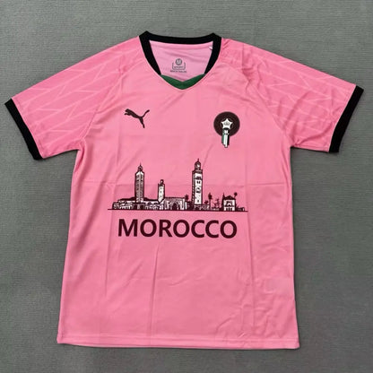 Maillot Maroc Rose et Noir 2025/2026 - Vêtements de sport