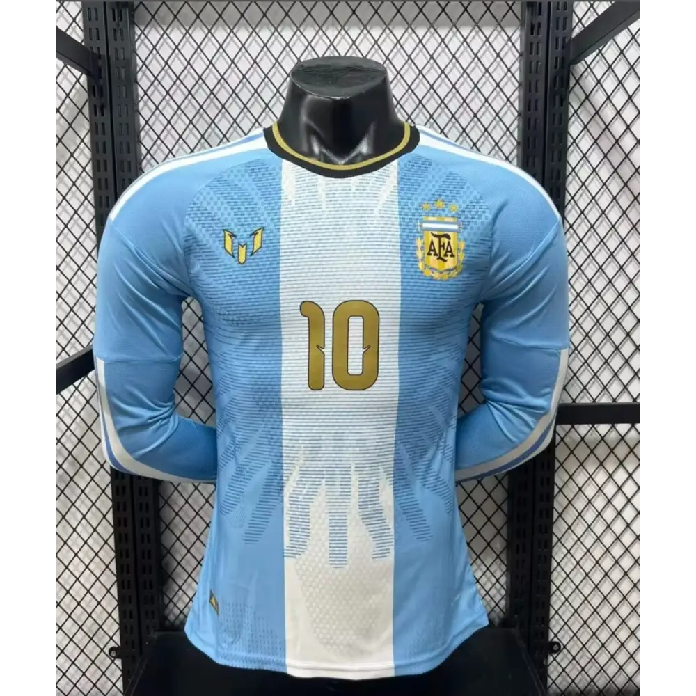 Maillot Messi Argentine 2026/2027 Version joueur manches longues - Vêtements de sport