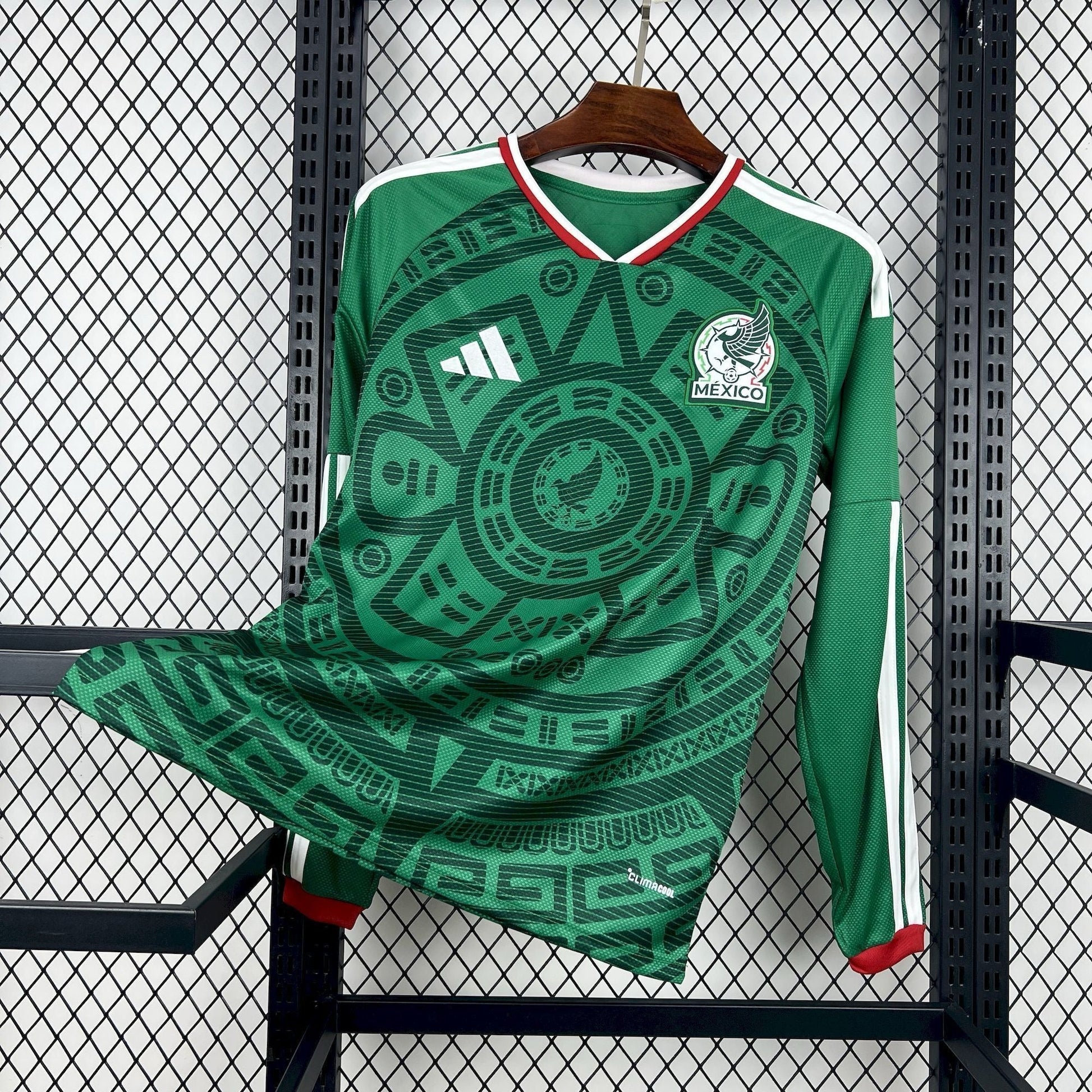 Maillot Mexique Domicile manches longues Coupe du Monde 2026 - Vêtements de sport