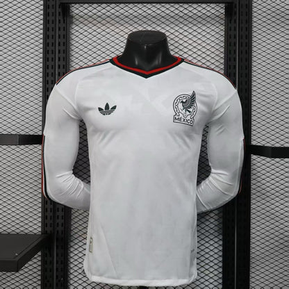 Maillot Mexique exterieur manches longues version joueur Coupe du Monde 2026 - Vêtements de sport