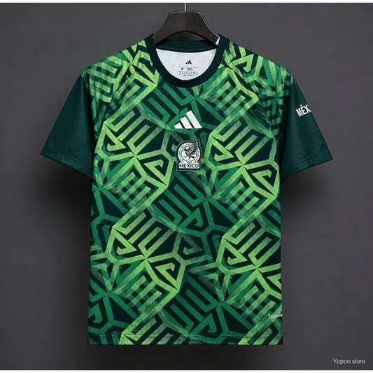 Maillot Mexique Pré Match Coupe du Monde 2026 Géometrique - Vêtements de sport