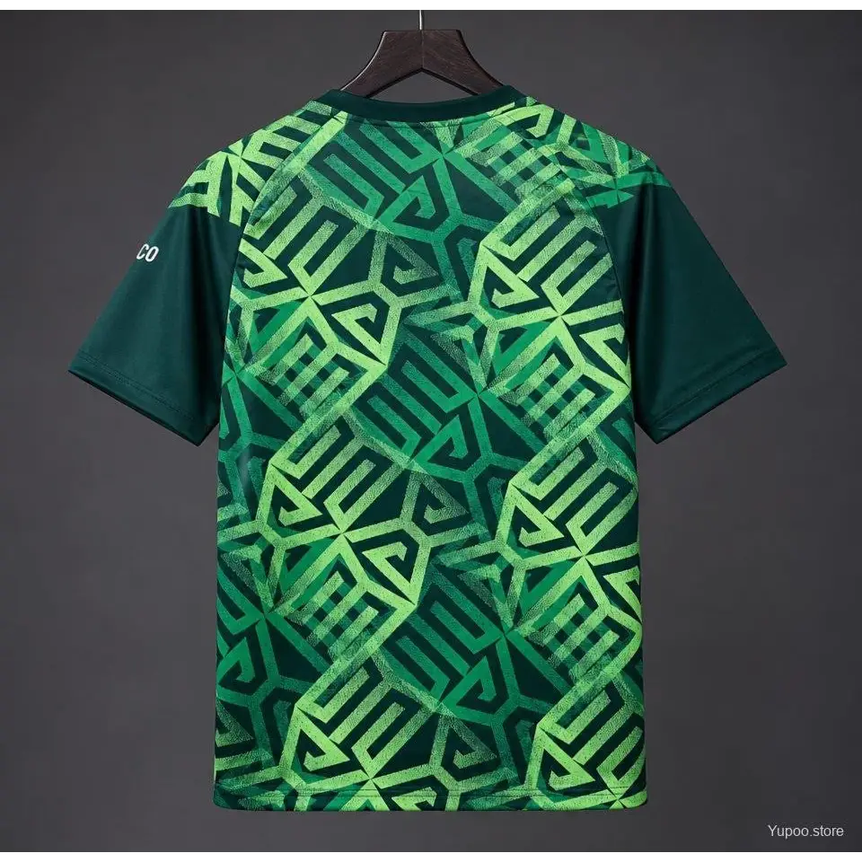 Maillot Mexique Pré Match Coupe du Monde 2026 Géometrique - Vêtements de sport