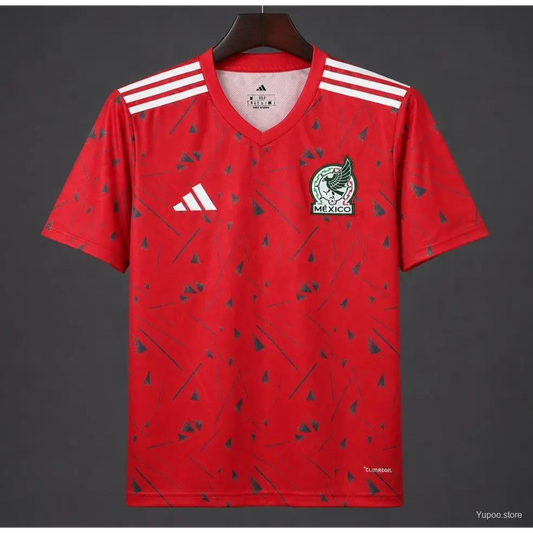 Maillot Mexique Pré Match Coupe du Monde 2026 Rouge - Vêtements de sport