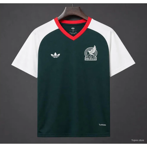 Maillot Mexique Pré Match Coupe du Monde 2026 Vert - Vêtements de sport