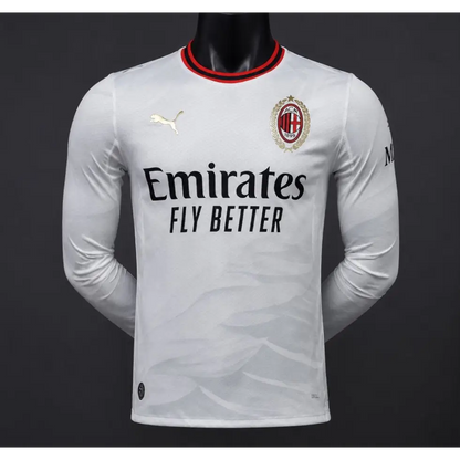 Maillot Milan AC Extérieur Version Joueur 2026/2027 Manches longues - Vêtements de sport