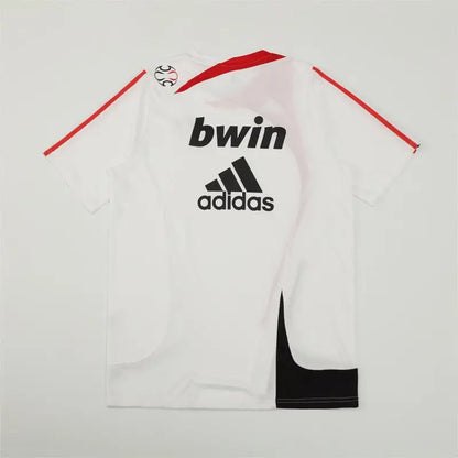Maillot Milan AC Retro training blanc 2007/2008 - Vêtements de sport