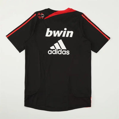 Maillot Milan AC Retro training noir 2007/2008 - Vêtements de sport