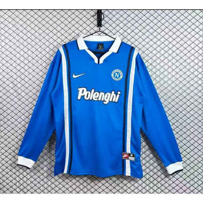 Maillot Naples SSC Domicile Retro manches longues 1998/1999 - Vêtements de sport