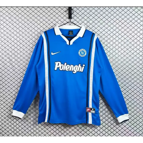 Maillot Naples SSC Domicile Retro manches longues 1998/1999 - Vêtements de sport