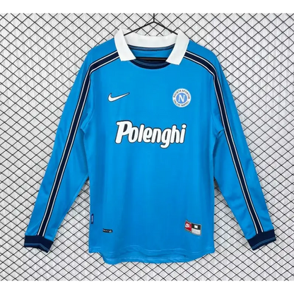 Maillot Naples SSC Domicile Retro manches longues 1998/1999 - Vêtements de sport