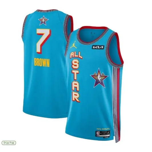 Maillot NBA All star Jaylen Brown 2024/2025 - Noir / S - Vêtements de sport