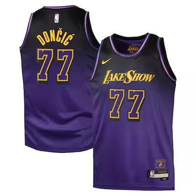 Maillot NBA Doncic 2024/2025 - Violet / S - Vêtements de sport