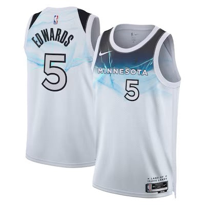 Maillot NBA Edwards 2024/2025 - Blanc / S - Vêtements de sport