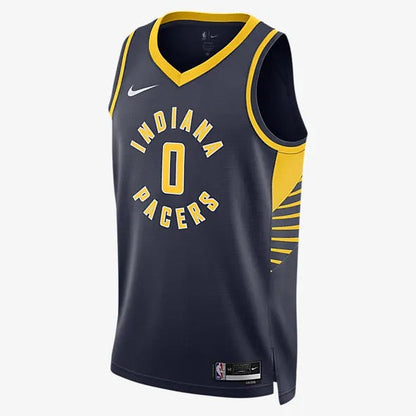 Maillot NBA Haliburton 2024/2025 - Bleu / S - Vêtements de sport