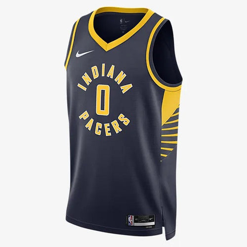 Maillot NBA Haliburton 2024/2025 - Bleu / S - Vêtements de sport