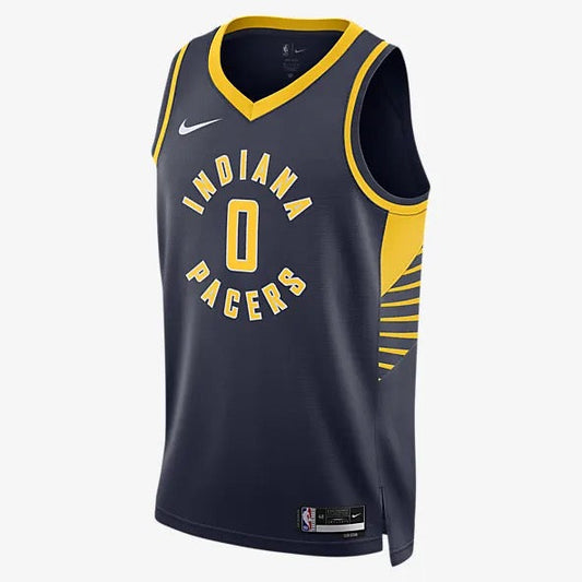 Maillot NBA Haliburton 2024/2025 - Bleu / S - Vêtements de sport