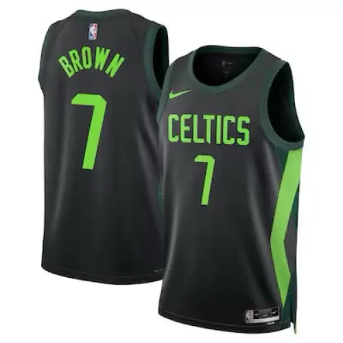 Maillot NBA Jaylen Brown 2024/2025 - Noir / S - Vêtements de sport