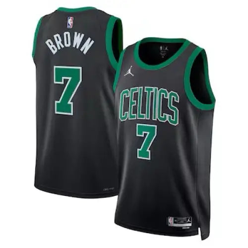 Maillot NBA Jaylen Brown 2024/2025 - Noir / S - Vêtements de sport