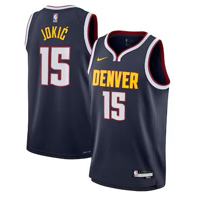 Maillot NBA Jokic 2024/2025 - Bleu / S - Vêtements de sport