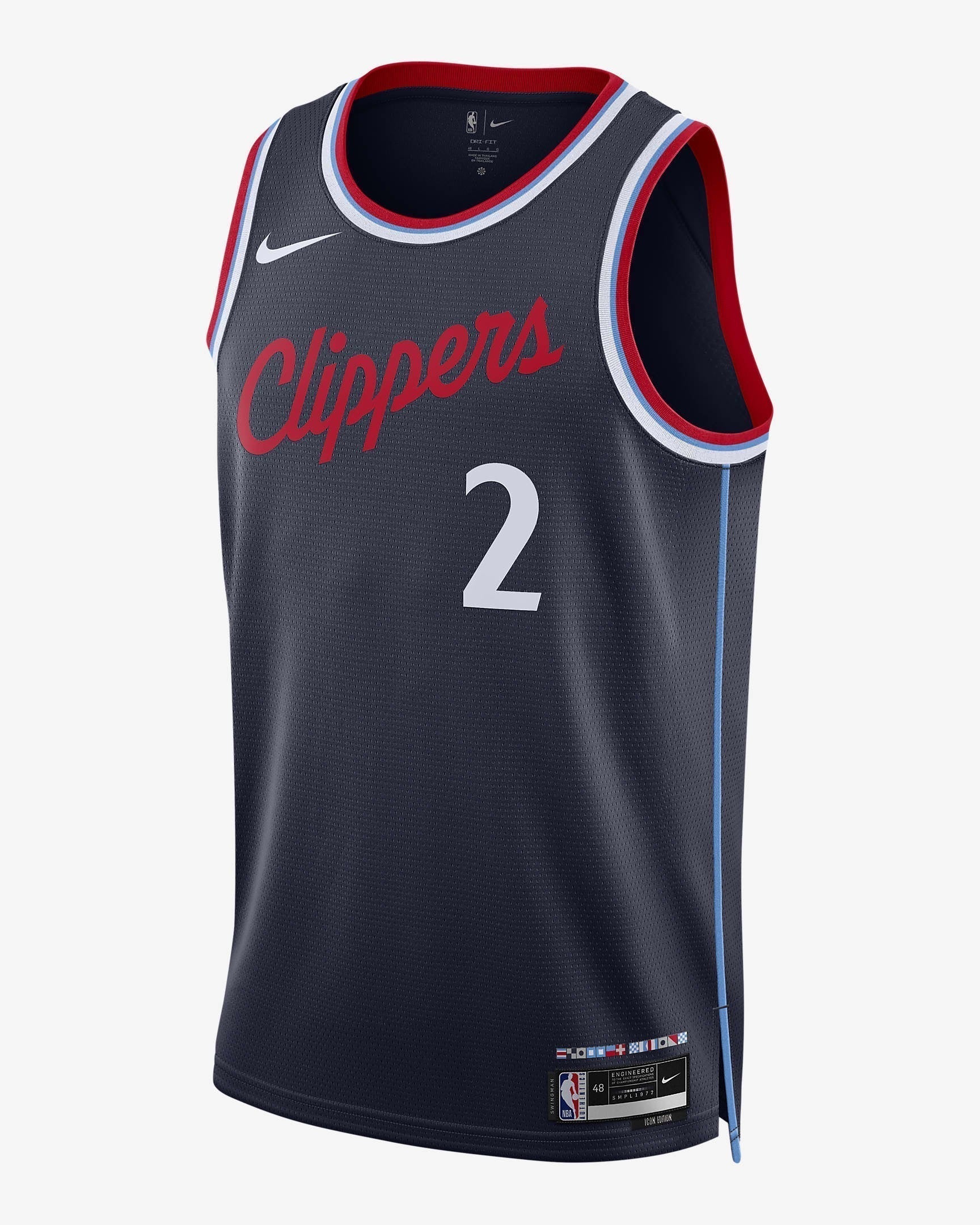 Maillot NBA Kawhi 2024/2025 - Bleu / S - Vêtements de sport