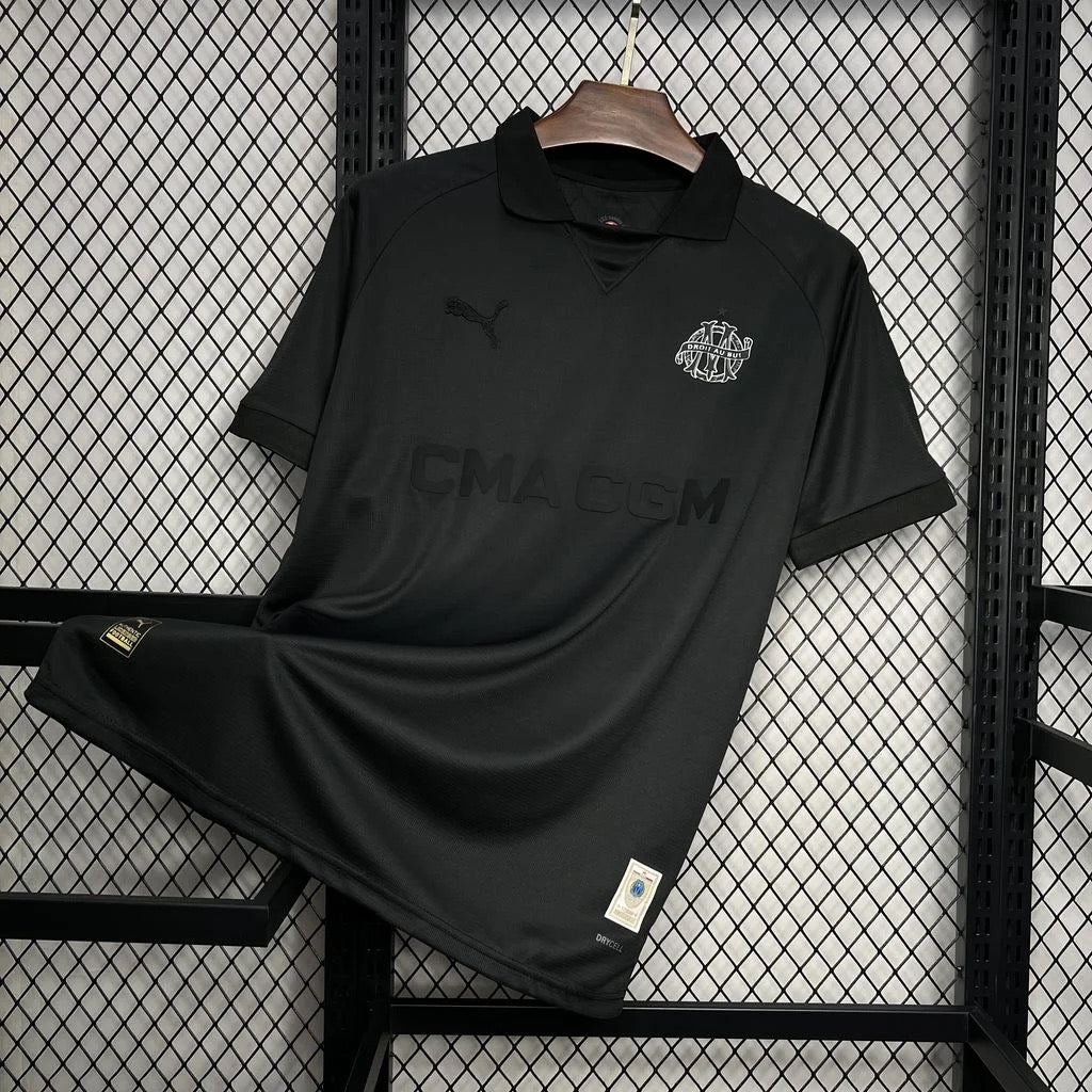 Maillot OM Olympique de Marseille 125 ans Noir - Vêtements de sport