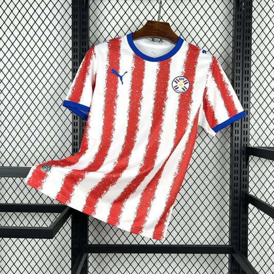 Maillot Paraguay Domicile Coupe du Monde 2026 - Vêtements de sport