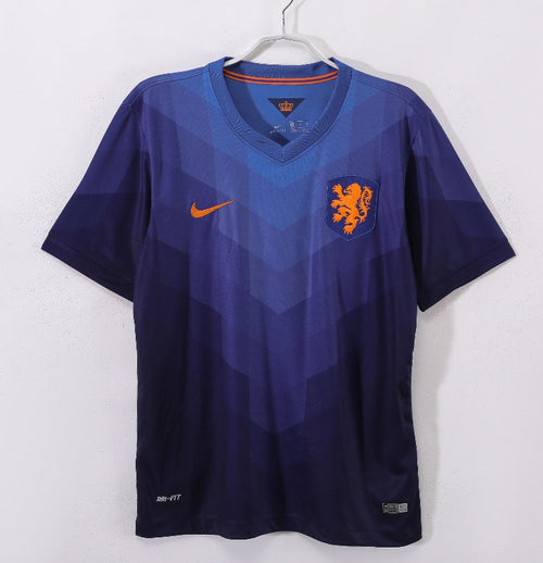 Maillot Pays-Bas Extérieur Coupe du Monde 2014 - Vêtements de sport