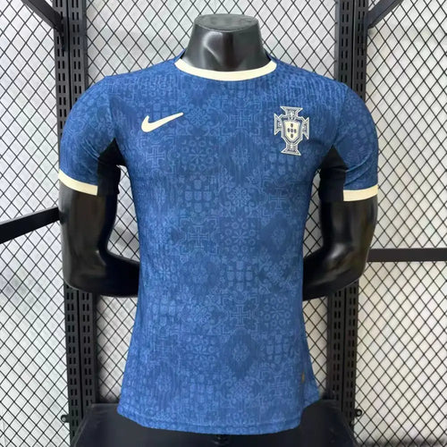 Maillot Portugal Concept Bleu Version Joueur Coupe du Monde 2026 - Vêtements de sport