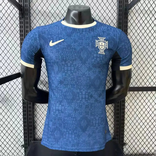 Maillot Portugal Concept Bleu Version Joueur Coupe du Monde 2026 - Vêtements de sport