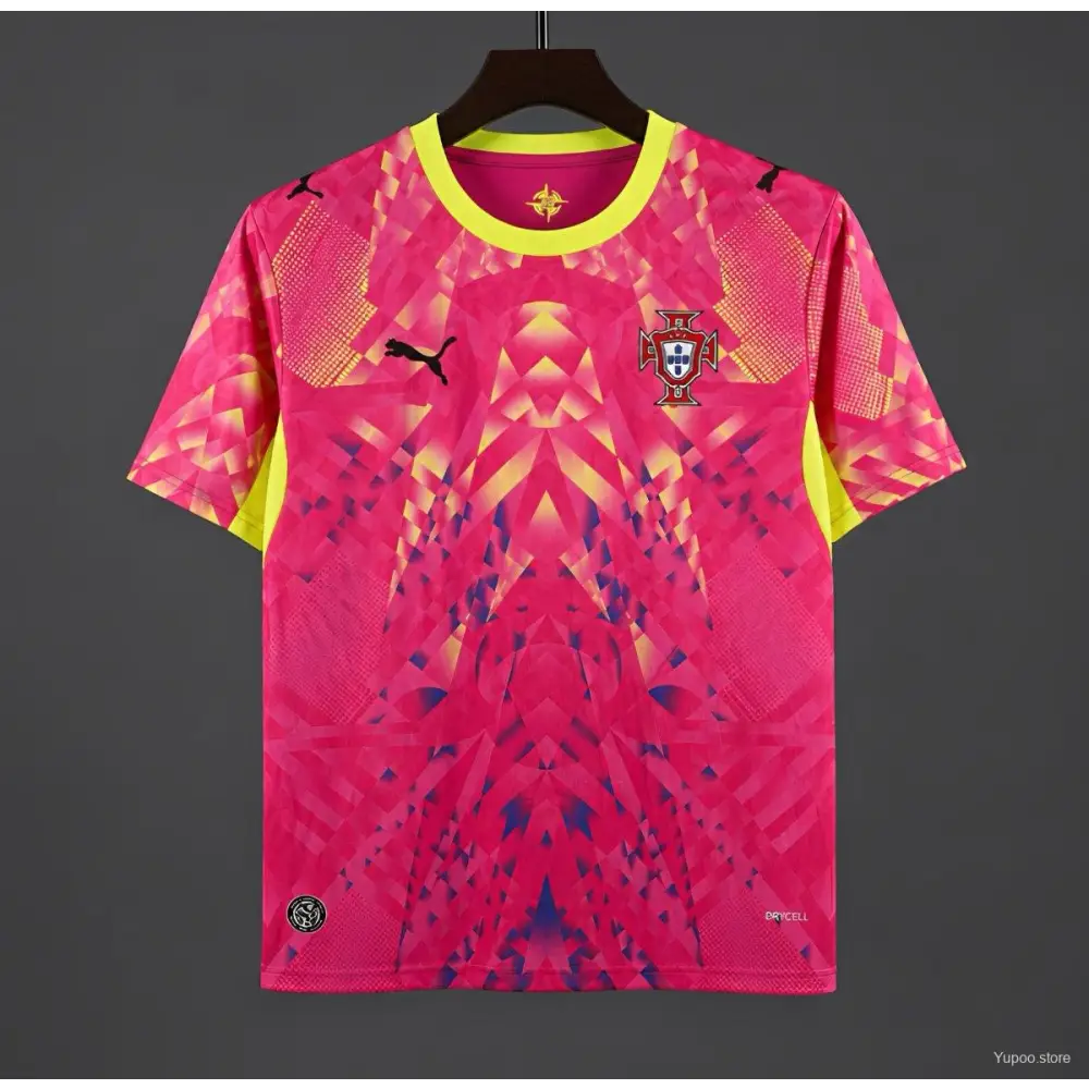 Maillot Portugal Coupe du Monde 2026 Gardien Rose - Vêtements de sport