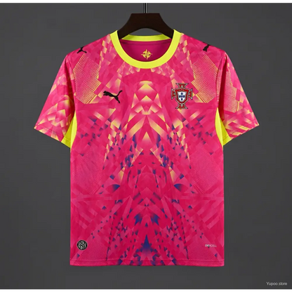 Maillot Portugal Coupe du Monde 2026 Gardien Rose - Vêtements de sport