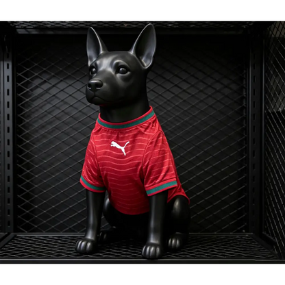 Maillot Portugal Coupe du Monde 2026 pour Chien - Vêtements de sport